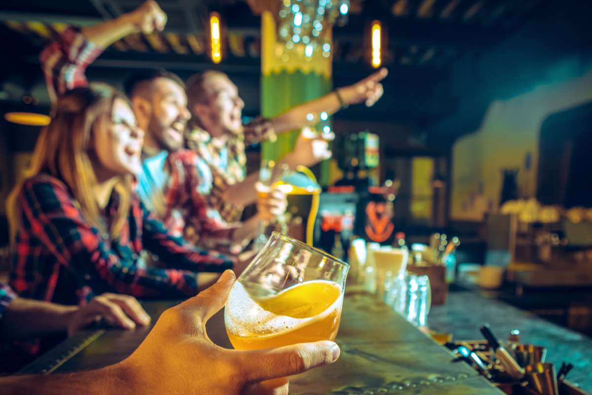 Sport, people, leisure, friendship, entertainment concept
